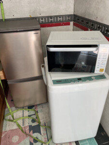 冷蔵庫　洗濯機　レンジ